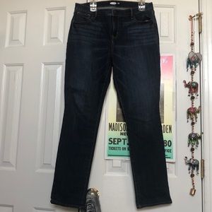 Never Worn Old Navy Curvy Straight Jeans